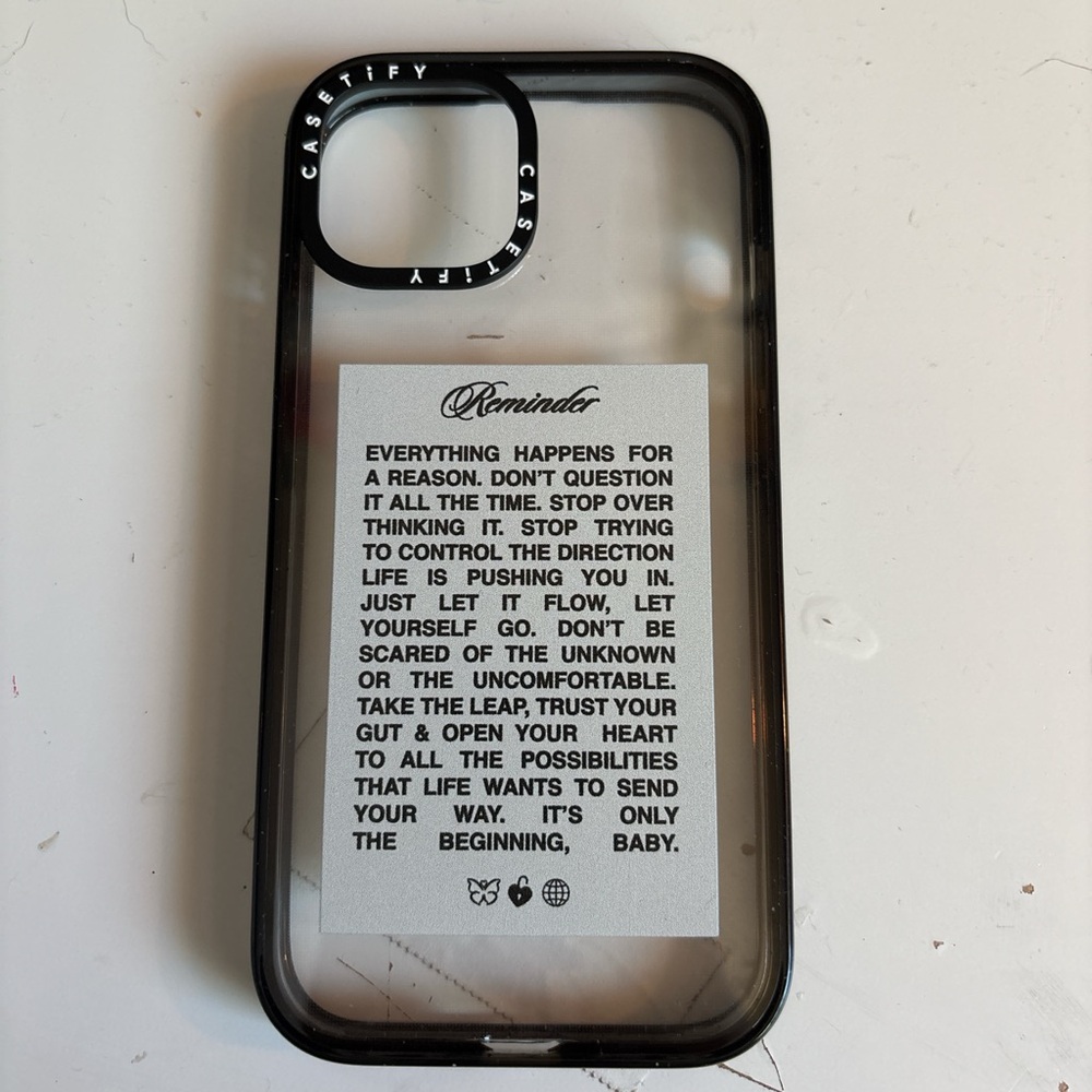 Casetify Black Iphone 15 Case Durable Sleek Design